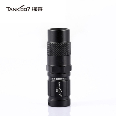 tank007探客便攜防狼超亮迷你照玉手電戶外徒步露營(yíng)E18小手電筒